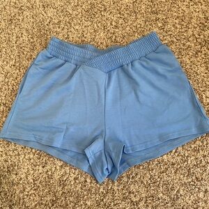 Blue Crossover Comfy Shorts